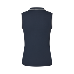 Polo sin mangas Kingsland KLNaira de malla piqué para mujer Marino Azul marino