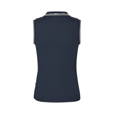 Polo sin mangas Kingsland KLNaira de malla piqué para mujer Marino Azul marino
