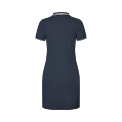 Vestido polo Kingsland KLNaira de piqué para mujer Marino Azul marino