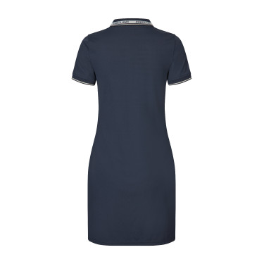Vestido polo Kingsland KLNaira de piqué para mujer Marino Azul marino