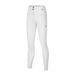 Pantalón Kingsland KLKerry sin costuras con rodilleras para mujer morfología en H Blanco