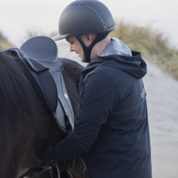 Chaqueta impermeable unisex Kingsland EQ KL Storm Negro