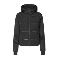 Chaqueta de equitación Kingsland EQ KL Sara híbrida para mujer Negro