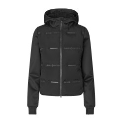 Chaqueta de equitación Kingsland EQ KL Sara híbrida para mujer Negro