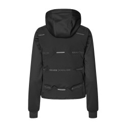 Chaqueta de equitación Kingsland EQ KL Sara híbrida para mujer Negro