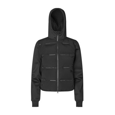 Chaqueta de equitación Kingsland EQ KL Sara híbrida para mujer Negro