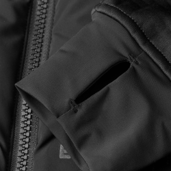 Chaqueta de equitación Kingsland EQ KL Sara híbrida para mujer Negro