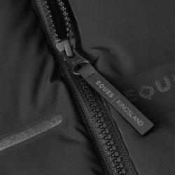 Chaqueta de equitación Kingsland EQ KL Sara híbrida para mujer Negro