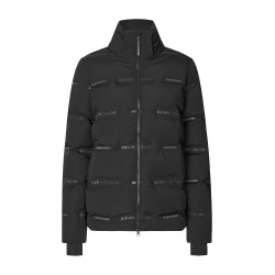 Chaqueta de equitación Kingsland EQ KL Sara híbrida para mujer Negro