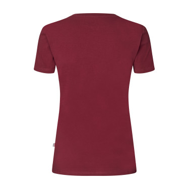 Camiseta Logo Kingsland Classic mujer Burdeos nuevo Rojo Camiseta Logo Kingsland Classic mujer Burdeos nuevo Rojo