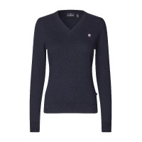 Jersey Kingsland con cuello en V Classic para mujer Marino Azul marino