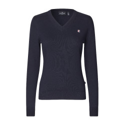 Jersey Kingsland con cuello en V Classic para mujer Marino Azul marino