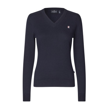 Jersey Kingsland con cuello en V Classic para mujer Marino Azul marino