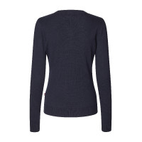 Jersey Kingsland con cuello en V Classic para mujer Marino Azul marino