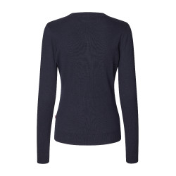 Jersey Kingsland con cuello en V Classic para mujer Marino Azul marino