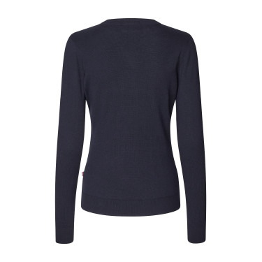 Jersey Kingsland con cuello en V Classic para mujer Marino Azul marino