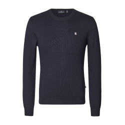 Jersey de cuello redondo Kingsland Classic para hombre Marino Azul marino