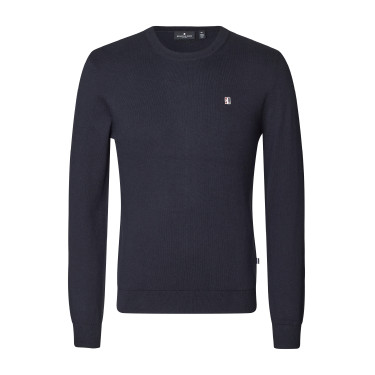 Jersey de cuello redondo Kingsland Classic para hombre Marino Azul marino