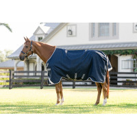 Manta Horseware Amigo 1200D Turnout 0g Marino / gris titanio / plata Azul marino