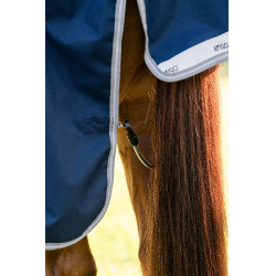 Manta Horseware Amigo 1200D Turnout 0g Marino / gris titanio / plata Azul marino