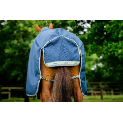 Manta Horseware Amigo 1200D Turnout 0g Marino / gris titanio / plata Azul marino