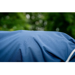 Manta Horseware Amigo 1200D Turnout 250g Marino / gris titanio / plata Azul marino