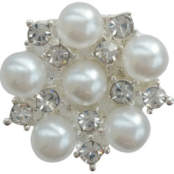 Horquilla con strass/perla Horquilla con strass/perla