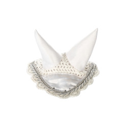 Capucha antimoscas de competición HKM Hobby Horsing Blanco