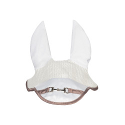 Capucha antimoscas HKM Golden Bit Blanco Capucha antimoscas HKM Golden Bit Blanco