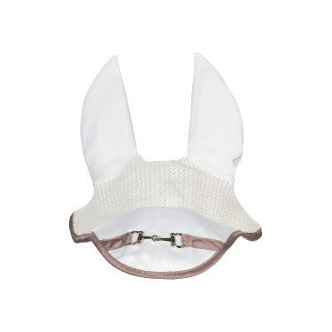 Capucha antimoscas HKM Golden Bit Blanco Capucha antimoscas HKM Golden Bit Blanco