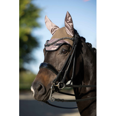 Capucha antimoscas HKM Golden Bit Gris pardo Marr&amp;oacute;n