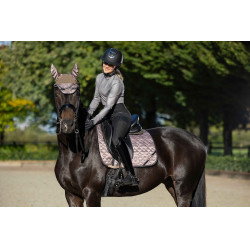 Capucha antimoscas HKM Golden Bit Gris pardo Marr&amp;oacute;n