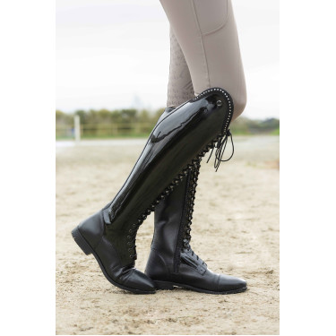 Botas HKM Amalfi Lack Negro Botas HKM Amalfi Lack Negro