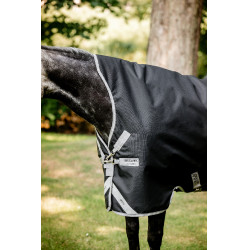 Manta Horseware Amigo 1200D Wug Turnout 150g Negro / gris titanio / plata