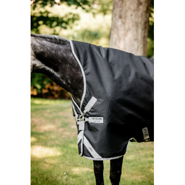 Manta Horseware Amigo 1200D Wug Turnout 150g Negro / gris titanio / plata