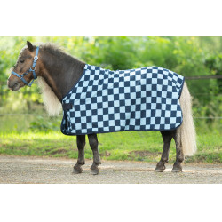 Manta secante HKM Henni shettys Marino / azúl