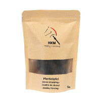 Crottin de caballo HKM Hobby Horsing brun, contrastes noirs Marrón