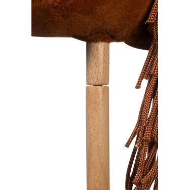 Caballito de juguete HKM Premium Alazán oscuro