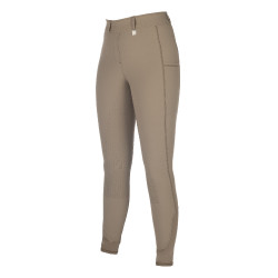 Legging HKM Amalfi fondo 1/1 de silicona Gris pardo Legging HKM Amalfi fondo 1/1 de silicona Gris pardo