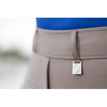 Legging HKM Amalfi fondo 1/1 de silicona Gris pardo Legging HKM Amalfi fondo 1/1 de silicona Gris pardo