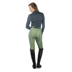 Legging HKM Juna fondo 1/1 de silicona Jade Azul