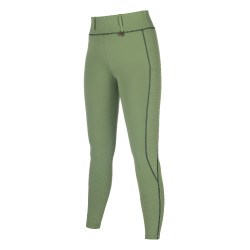 Legging HKM Juna fondo 1/1 de silicona Jade Azul