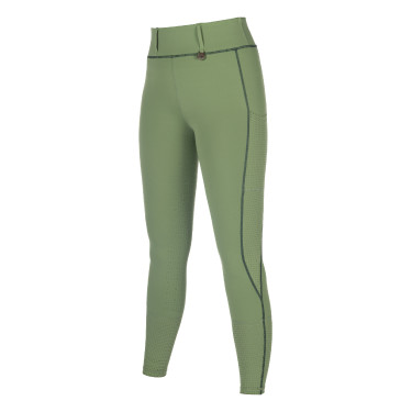 Legging HKM Juna fondo 1/1 de silicona Jade Azul