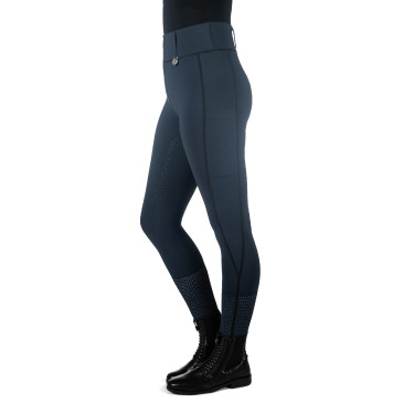 Legging HKM Juna fondo 1/1 de silicona Azul oscuro