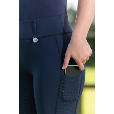 Legging HKM Juna fondo 1/1 de silicona Azul oscuro