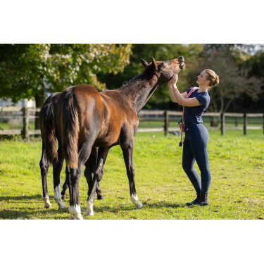 Legging HKM Juna fondo 1/1 de silicona Azul oscuro