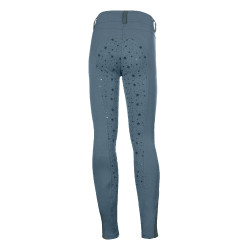 Legging HKM Pony Dream II con culera completa de silicona Gris azulado