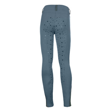 Legging HKM Pony Dream II con culera completa de silicona Gris azulado