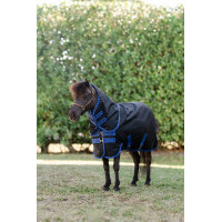Manta Horseware Amigo Ripstop 900D Plus Petite Turnout 0g Negro / azul clásico