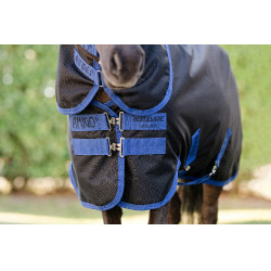 Manta Horseware Amigo Ripstop 900D Plus Petite Turnout 0g Negro / azul clásico Manta Horseware Amigo Ripstop 900D Plus Petite Turnout 0g Negro / azul clásico